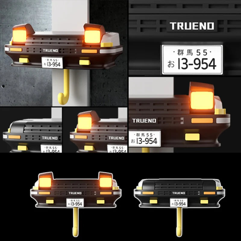 AE86 Car Decoration Key Storage Rack Creative Car Headlight Key Hook Drift AE86 Car Keyring Ornaments and Accessories Key Chain