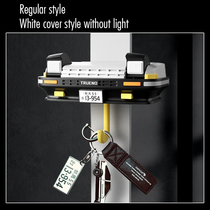 AE86 Car Decoration Key Storage Rack Creative Car Headlight Key Hook Drift AE86 Car Keyring Ornaments and Accessories Key Chain